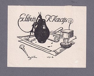 Ex Libris R. Karajs.