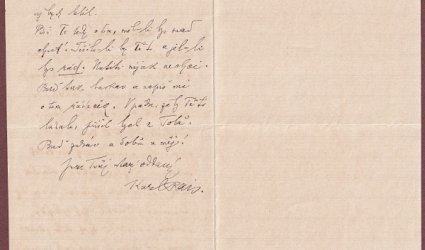 Dopis Ignátu Herrmannovi.