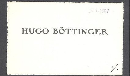 Vizitka s přáním k Novému roku.