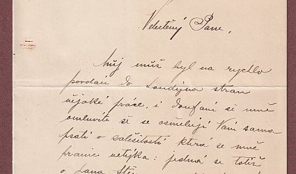 Dopis Ignátu Herrmannovi.