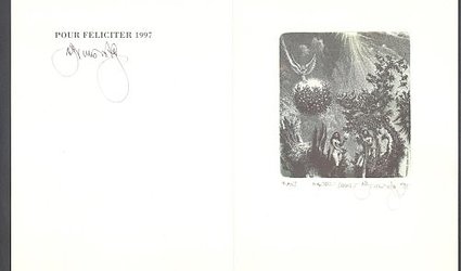 1. Pour féliciter 1995. 2. Pour feliciter 1997.