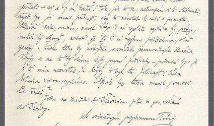 Dopis Václavu Štechovi.