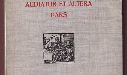 Audiatur et altera pars.