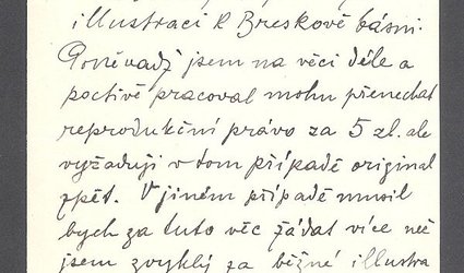 Dopis Ignátu Herrmannovi.