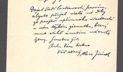 Poděkování za kondolenci.