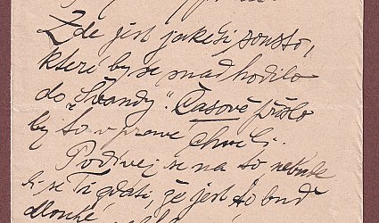 Dopis Ignátu Herrmannovi.