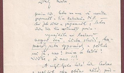 Dopis Ignátu Herrmannovi.