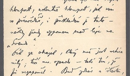 Dopis Ignátu Herrmannovi.