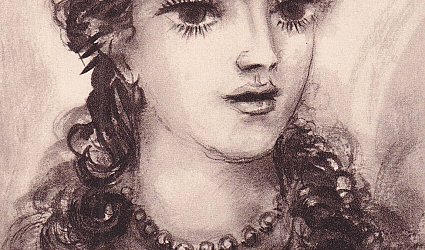 Dívka se zlatýma očima.