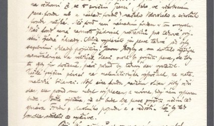 Dopis vdově po Janu Václavu Benešovskému-Veselému.