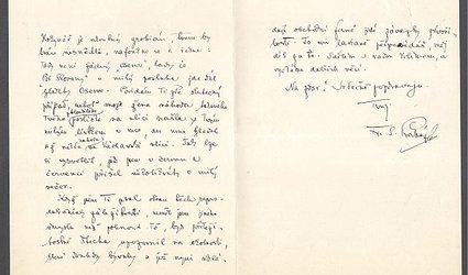 Dopis Ignátu Herrmannovi.