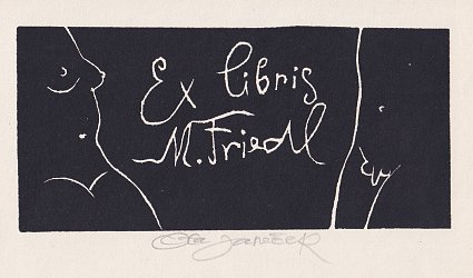 Ex libris Milan Friedl.