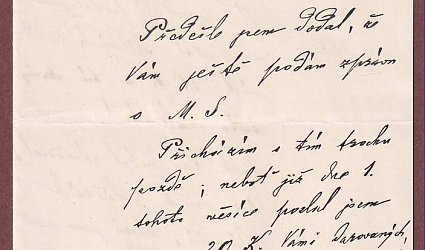Konvolut dvou dopisů pro Ignáta Herrmanna.
