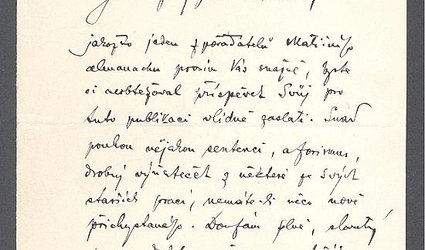 Dopis Ignátu Herrmannovi.