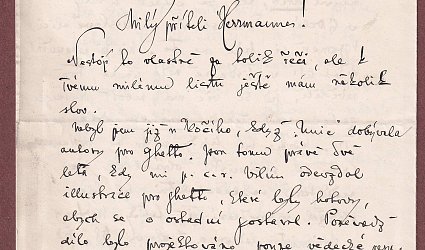 Dopis Ignátu Herrmannovi.