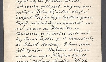 Dopis Ignátu Herrmannovi.