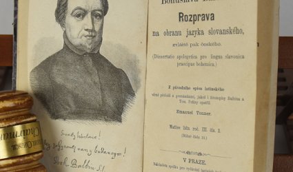 1. Bohuslava Balbína Rouprava na obranu jazyka slovanského. 2. Frič, Antonín Dr. - O vrstvách kůry zemské a zkamenělých tvorech v nich obsažených.