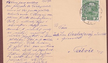 Pohlednice pro JUDr. Emanuela Chalupného.