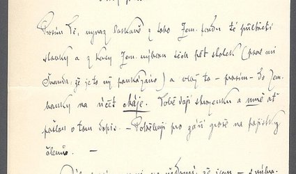 Dopis Ignátu Herrmannovi.