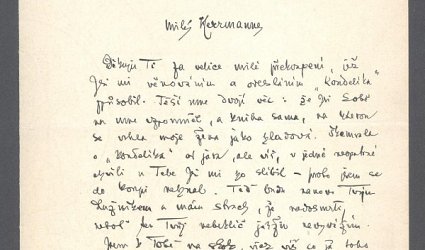 Dopis Ignátu Herrmannovi.