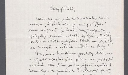 Dopis Ignátu Herrmannovi.