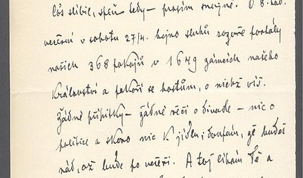 Dopis Ignátu Herrmannovi.