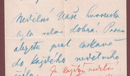 Dopis Ignátu Herrmannovi.