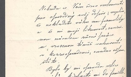 Dopis Ignátu Herrmannovi.