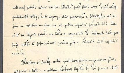 Dopis Ignátu Herrmannovi.