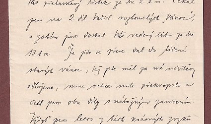 Dopis Ignátu Herrmannovi.