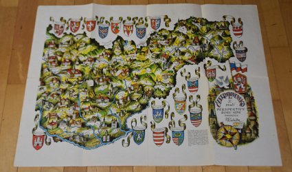 Mapa ČSSR . Pro jiskry a pionýry. Část I. a II.