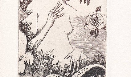 Ex Libris J. Latová. Červen.