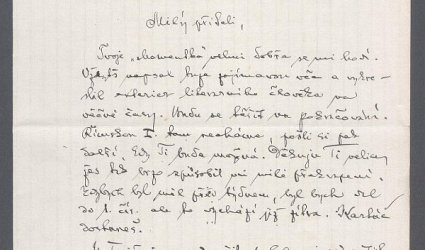 Dopis Ignátu Herrmannovi.