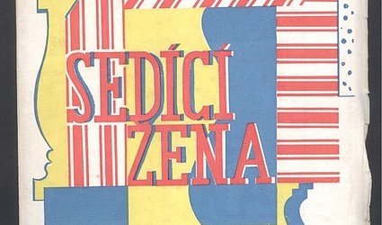 Sedící žena.