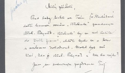 Dopis Ignátu Herrmannovi.