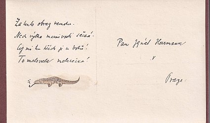 Pohlednice pro Ignáta Herrmanna.