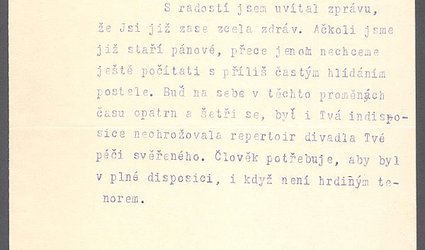 Dopis Ignátu Herrmannovi.