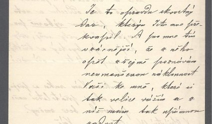 Dopis Ignátu Herrmannovi.