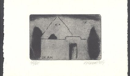 Dr. A.H. Dům a dva stromy.