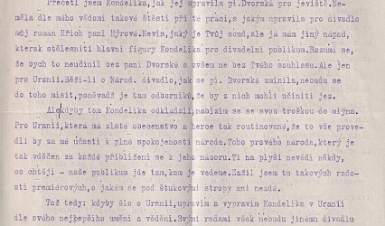 Dopis Ignátu Herrmannovi.