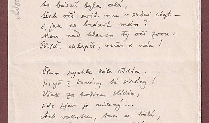 Barkarola. (Opožděná).