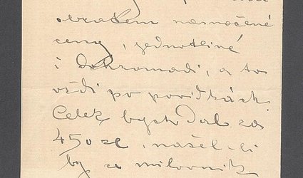 Dopis Ignátu Herrmannovi.