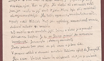 Dopis Ignátu Herrmannovi.