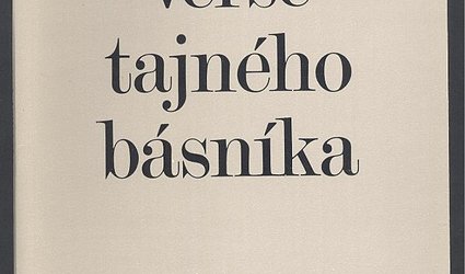 Verše tajného básníka.