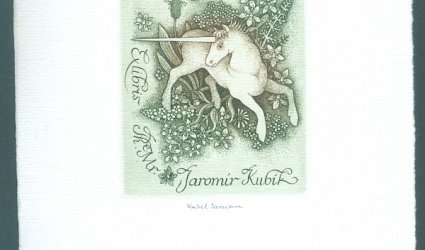 Exlibris Ph.e Mr. Jaromír Kubík.