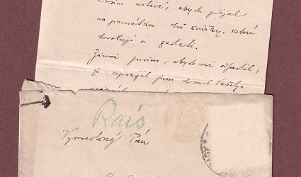 Dopis Ferdinandu Engelmüllerovi.