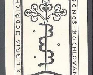 Ex libris Bedřich Beneš-Buchlovan.