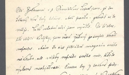 Dopis Ignátu Herrmannovi.