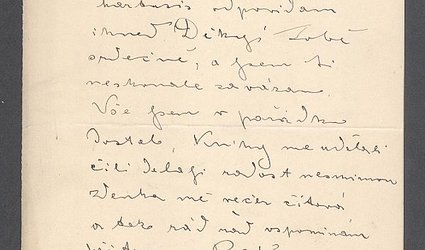 Dopis Ignátu Herrmannovi.