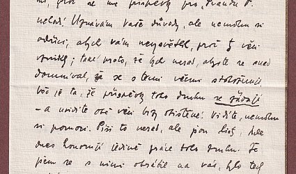 Dopis Ignátu Herrmannovi.